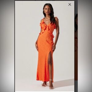 ASTR - The Label Sorbae Dress - Orange